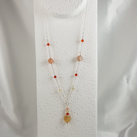 Pendentif Allégresse - Lithothérapie Pierres Naturelles Argent 925