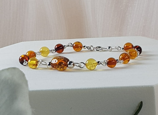 Ambre argent 925