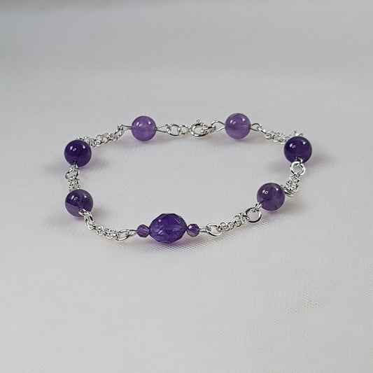 Améthyste argent 925