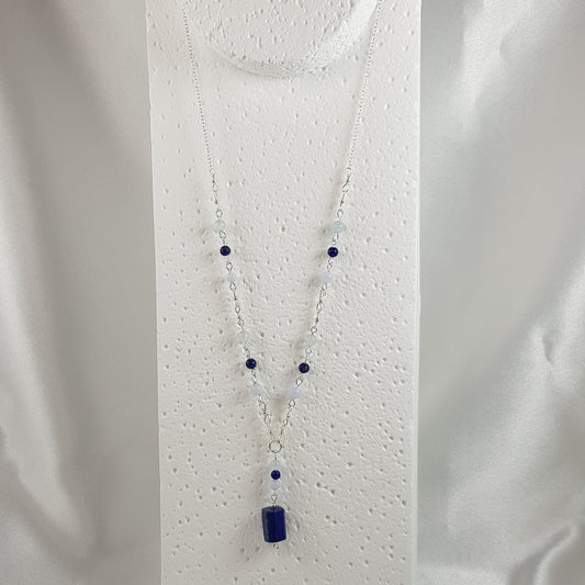 Pendentif Apaisement - Lithothérapie Pierres Naturelles Argent 925