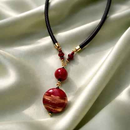 Pendentif Murano Athéna - Verre de Venise Authentique Certifié