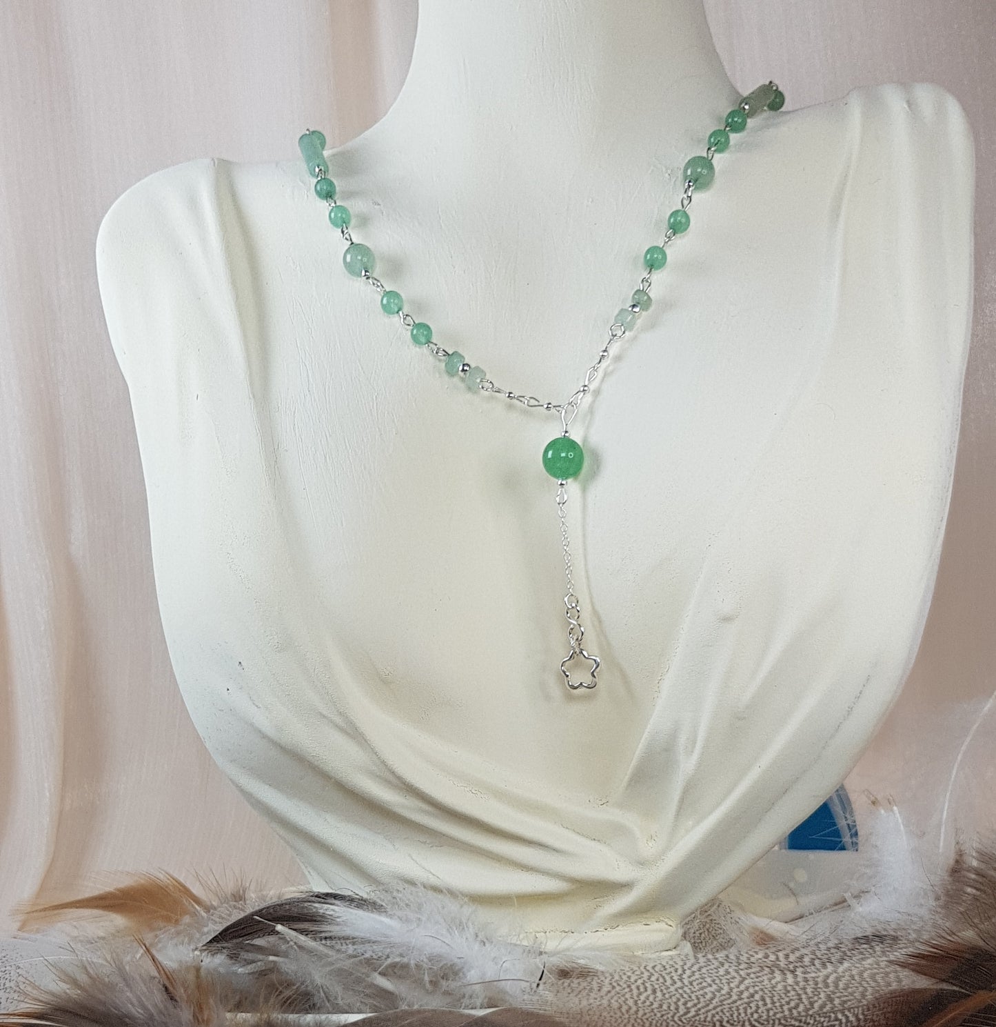 Aventurine argent 925