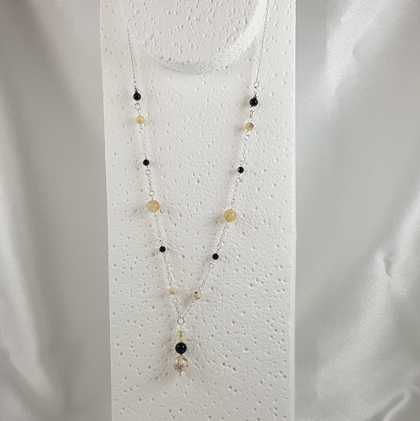 Pendentif Bien-être - Lithothérapie Pierres Naturelles Argent 925