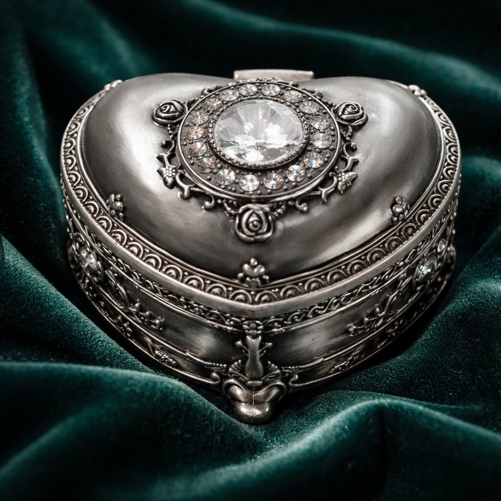 Coffret à Bijoux Cœur - Écrin Romantique