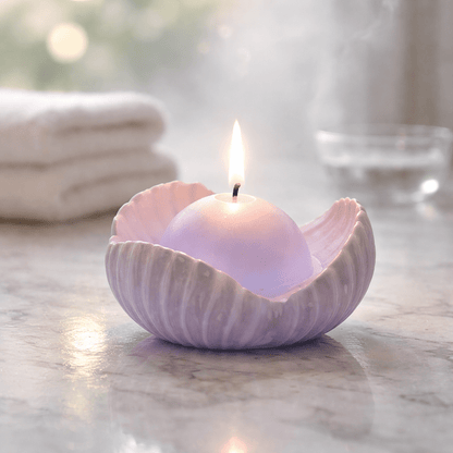 Bougie LED Perle - Élégance Nacrée et Sécurité
