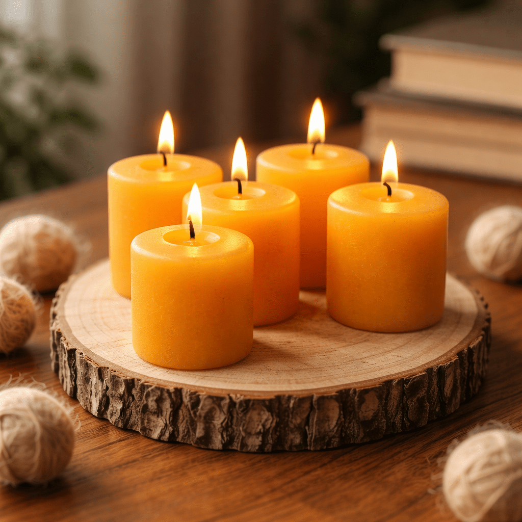 Petite Bougie Votive Soja Mangue Papaye cire de soja 100% naturelle