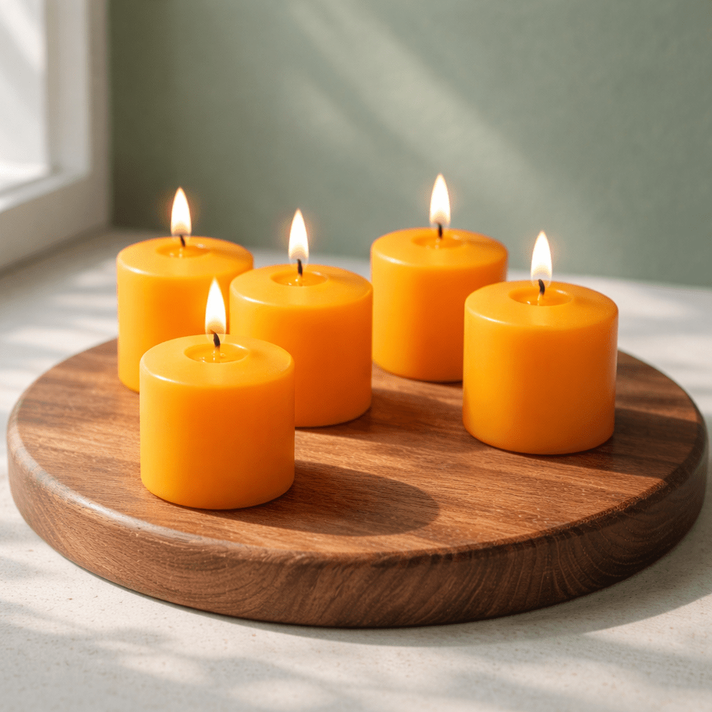 Petite Bougie Votive Soja Orange cire de soja 100% naturelle