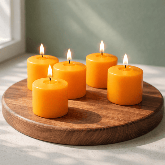 Petite Bougie Votive Soja Orange cire de soja 100% naturelle