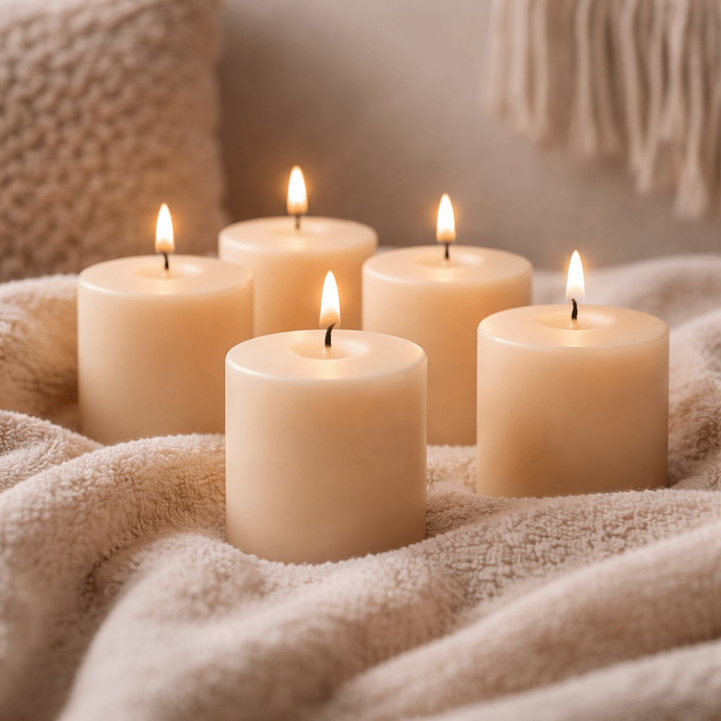 Petite Bougie Votive Soja Vanille cire de soja 100% naturelle