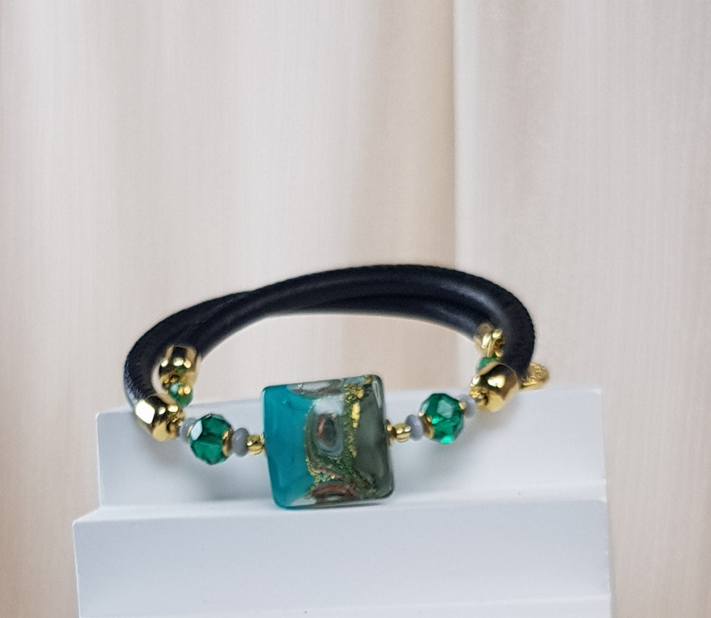 Bracelet murano carré eider