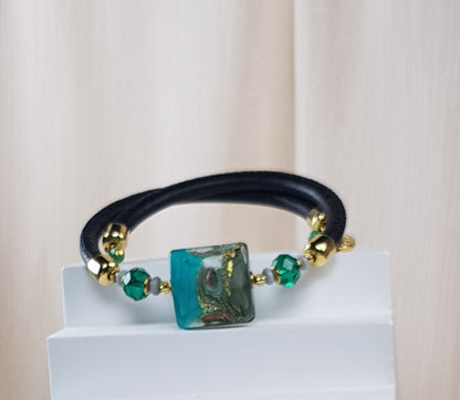 Bracelet murano carré eider