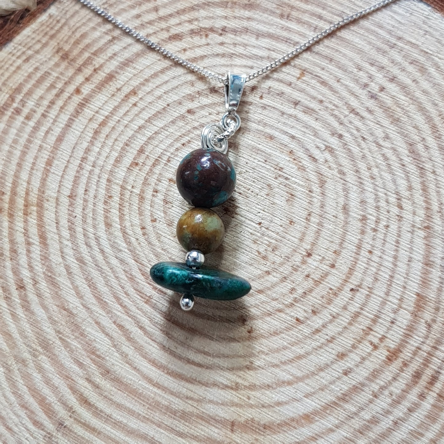 Chrysocolle argent 925