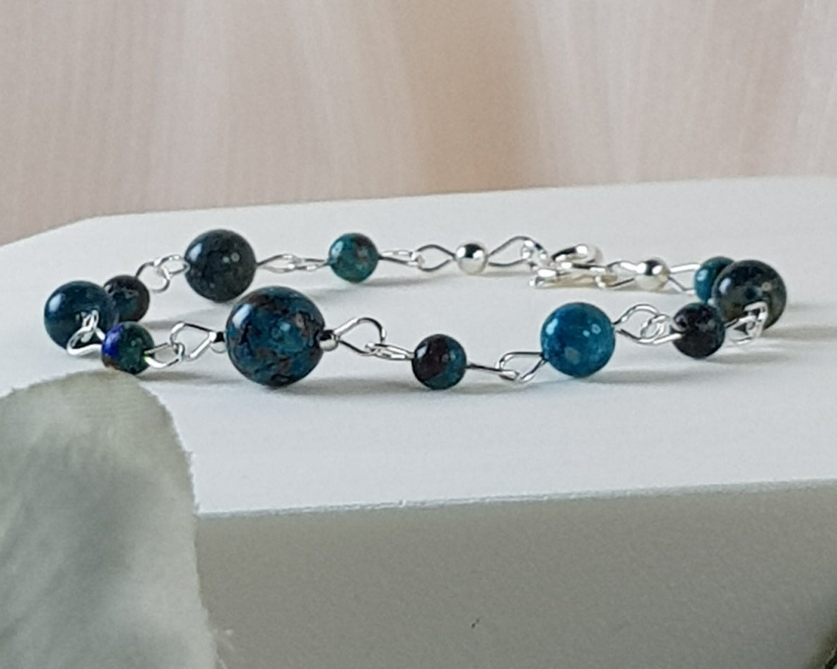 Chrysocolle argent 925