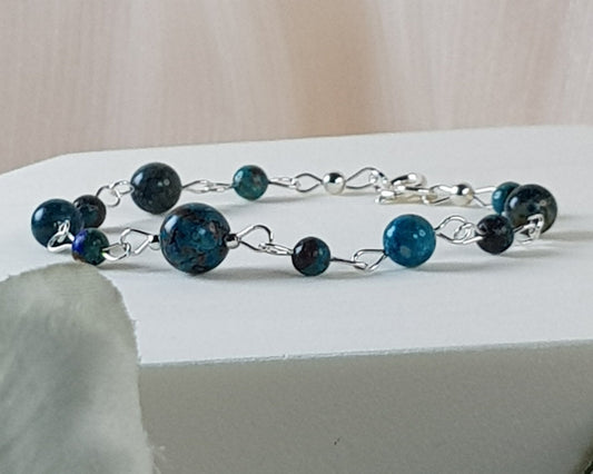 Chrysocolle argent 925