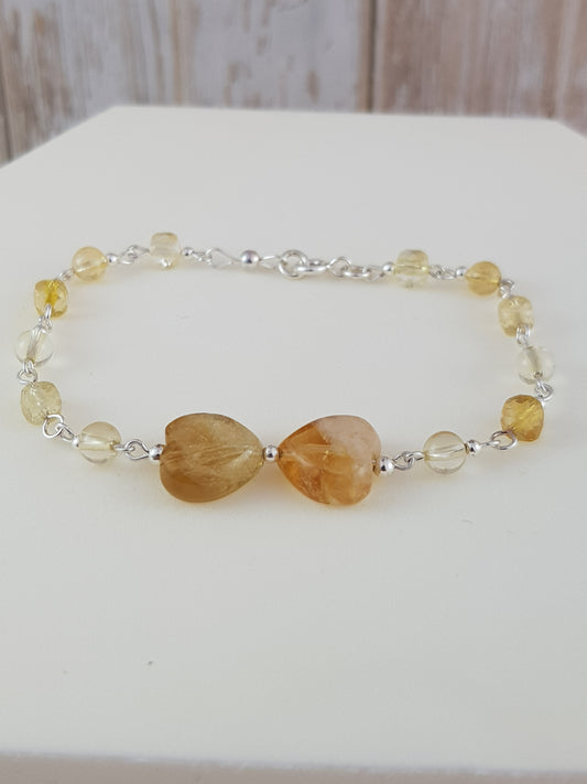 Bracelet citrine argent 925
