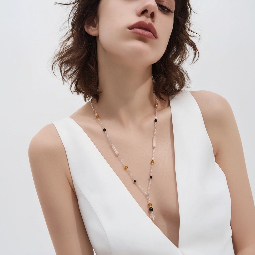 Pendentif Confiance en Soi - Lithothérapie Pierres Naturelles Argent 925