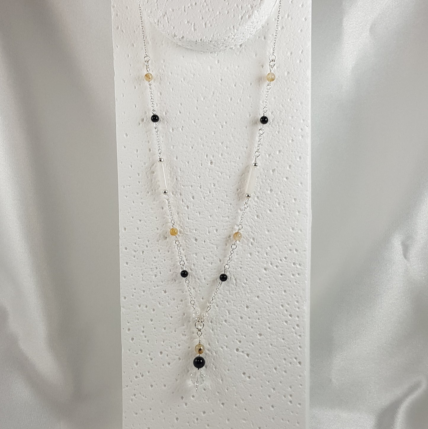 Pendentif Confiance en Soi - Lithothérapie Pierres Naturelles Argent 925