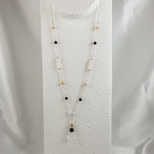 Pendentif Confiance en Soi - Lithothérapie Pierres Naturelles Argent 925