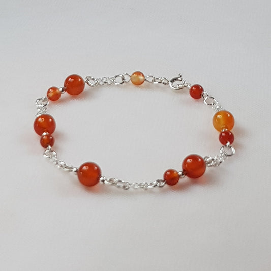 Cornaline argent 925