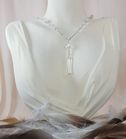 cristal de roche argent 925