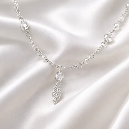 Pendentif Cristal de Roche Argent 925  Quartz clair