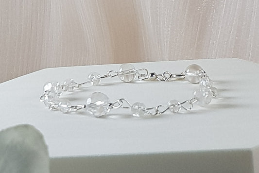 Cristal de roche argent 925