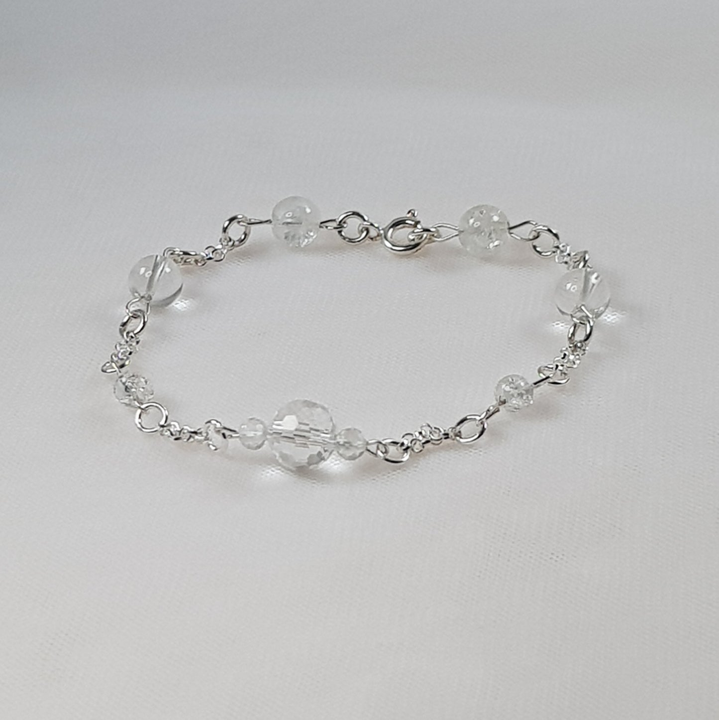 Cristal de roche argent 925
