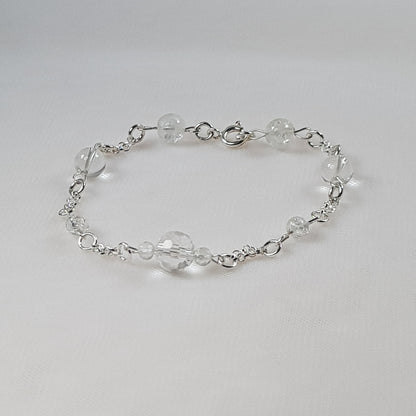 Cristal de roche argent 925