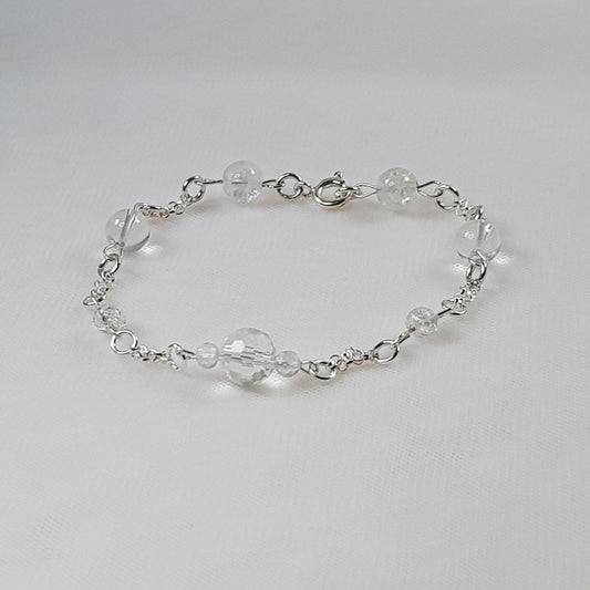 Cristal de roche argent 925