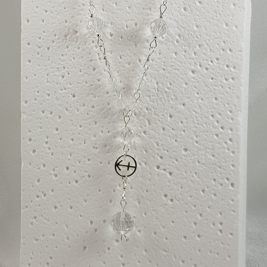 Pendentif Astrologique Sagittaire Cristal de Roche Argent 925
