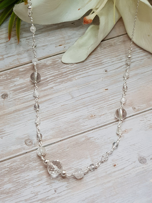 cristal de roche argent 925