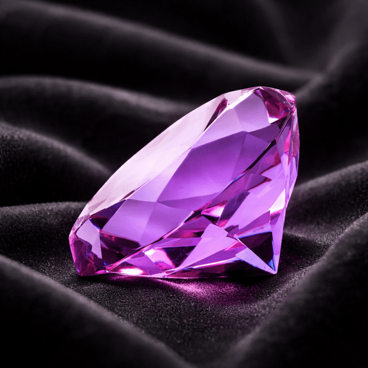 Diamant Décoratif en Verre Cristal Violet