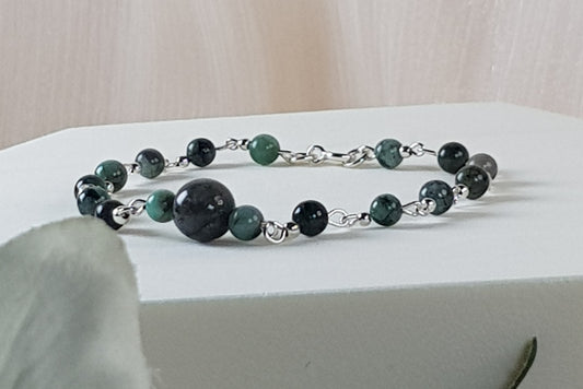 Emeraude argent 925
