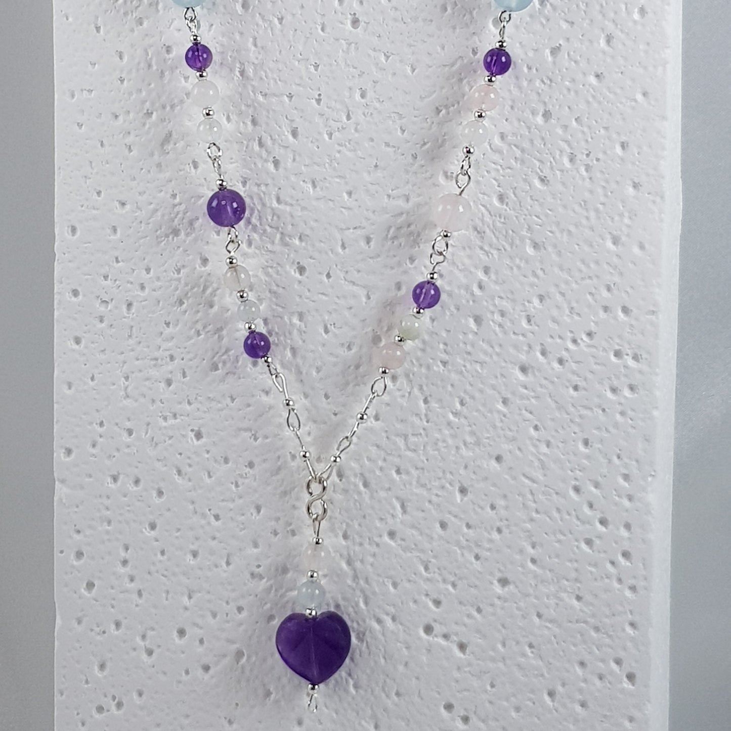 Pendentif Épanouissement Relationnel - Lithothérapie Pierres Naturelles Argent 925