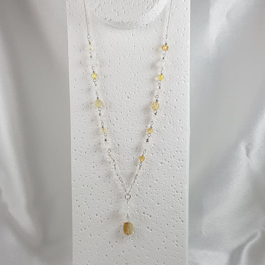 Pendentif Équilibre Énergétique - Lithothérapie Pierres Naturelles Argent 925