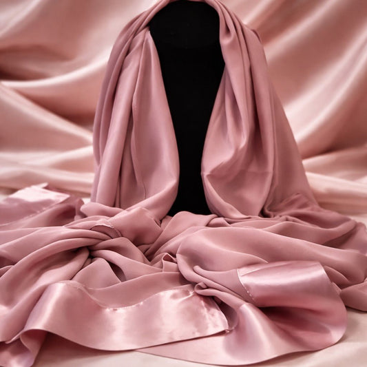 Étole Femme Rose Polyester - Accessoire Romantique