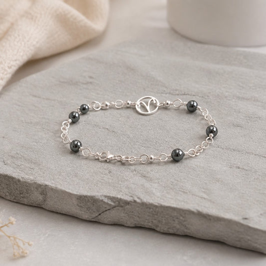 Bracelet Astrologique Bélier Hématite Argent 925