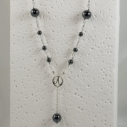 Pendentif Astrologique Bélier Hématite Argent 925