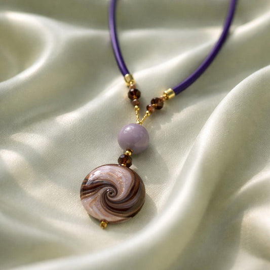 Pendentif Murano Hèspérie - Verre de Venise Authentique