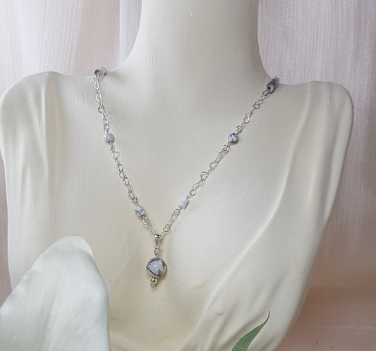 howlite argent 925