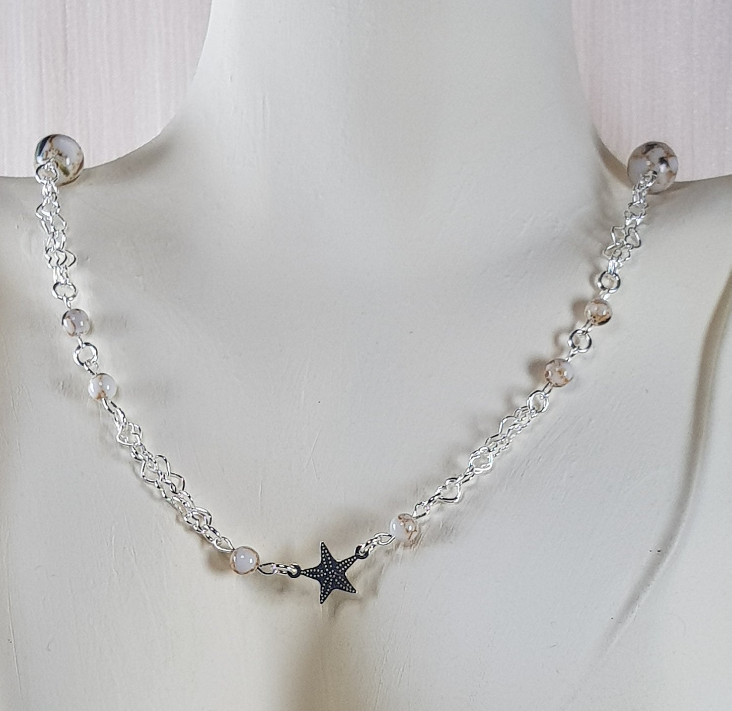 howlite coquillage argent 925