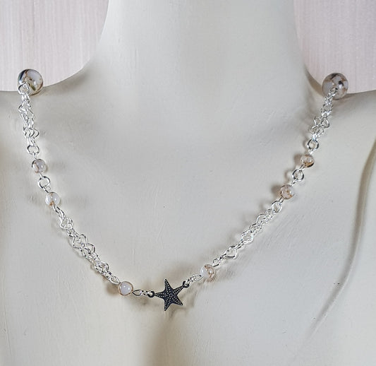 howlite coquillage argent 925