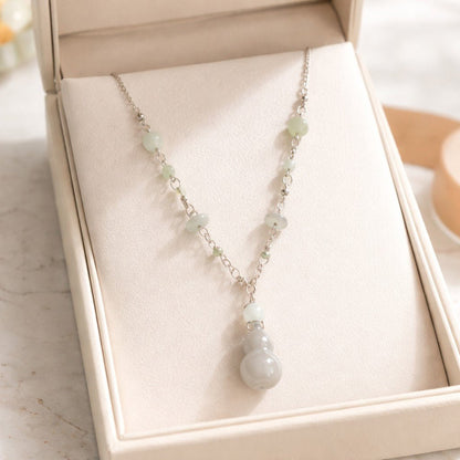 Pendentif Jade Birmanie et Chine Argent 925 Harmonie | Bijoux Zen