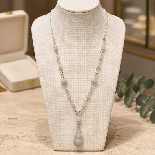Pendentif Jade Birmanie et Chine Argent 925 Harmonie | Bijoux Zen