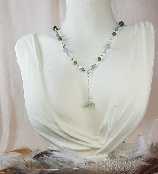 Jade birmanie + jade de thailande argent 925
