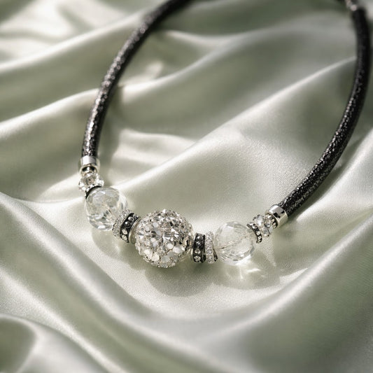 Collier Murano Jasmine Pearl - Verre Vénitien Haut de Gamme