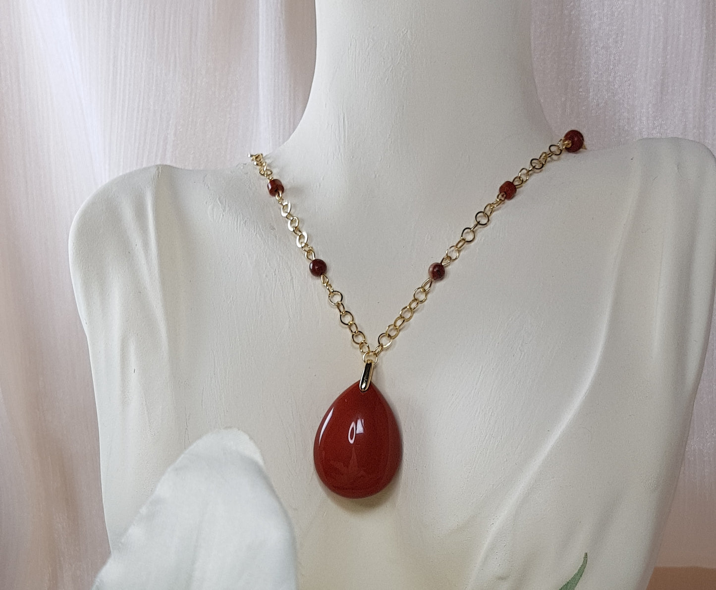 jaspe rouge acier