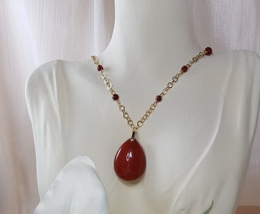 jaspe rouge acier