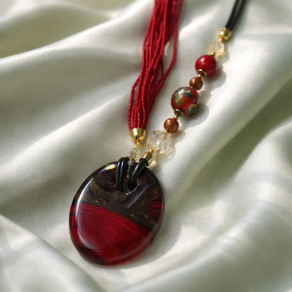 Collier Murano Julia - Verre Vénitien Haut de Gamme Certifié