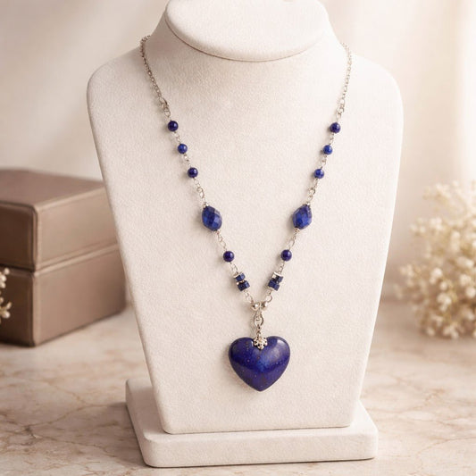 Pendentif  Lapis Lazuli Argent 925 - Pierre Naturelle